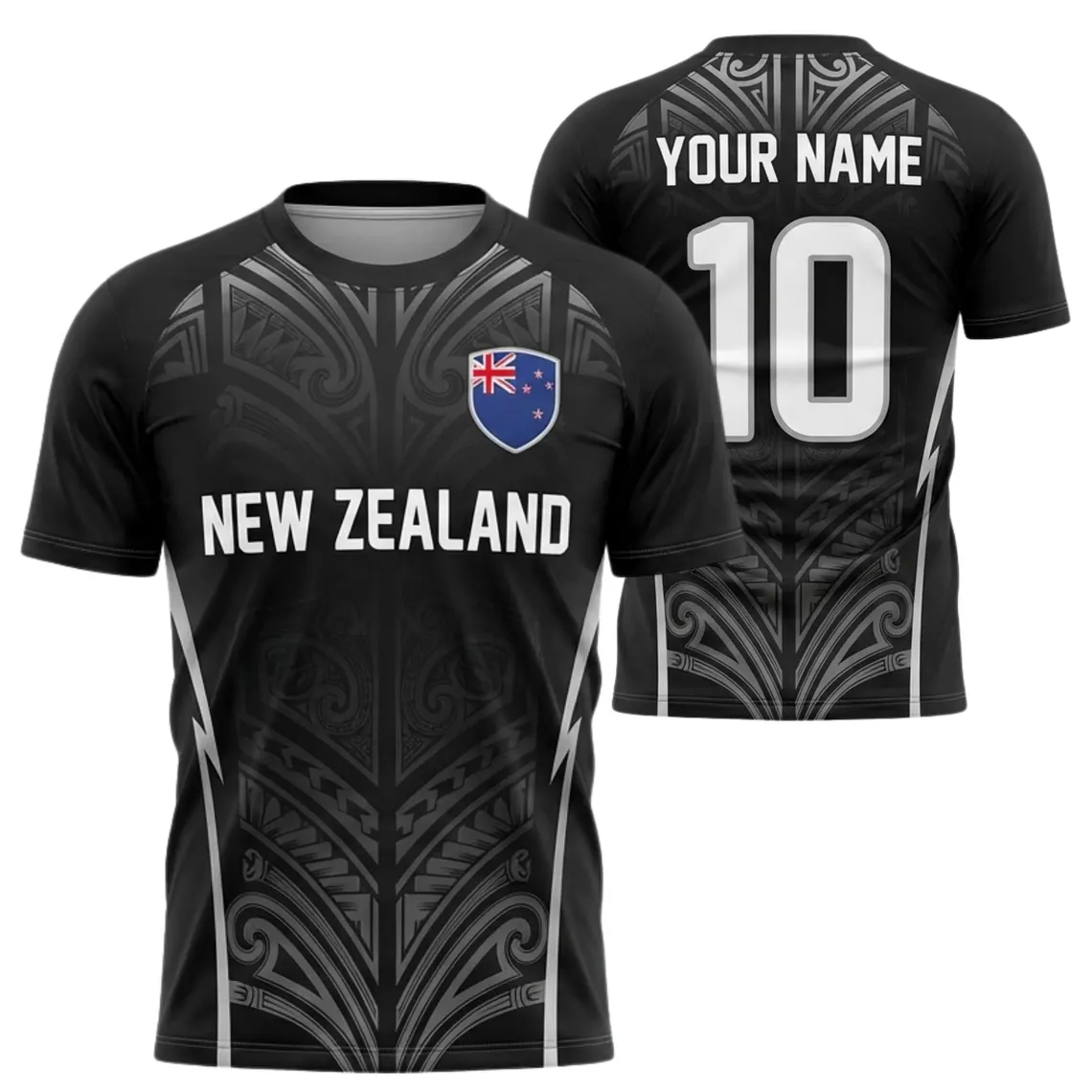 All Blacks Personalised Jersey
